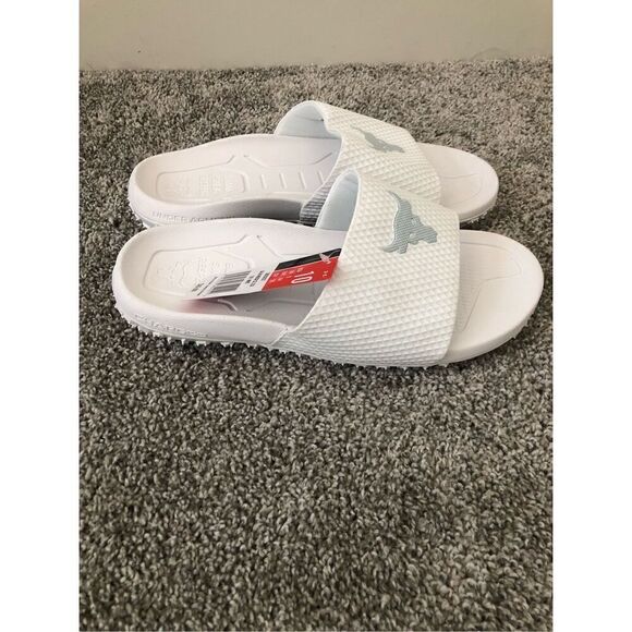 Under Armour x Project Rock Slip on Slides Men’s Size 10 - Picture 2 of 5